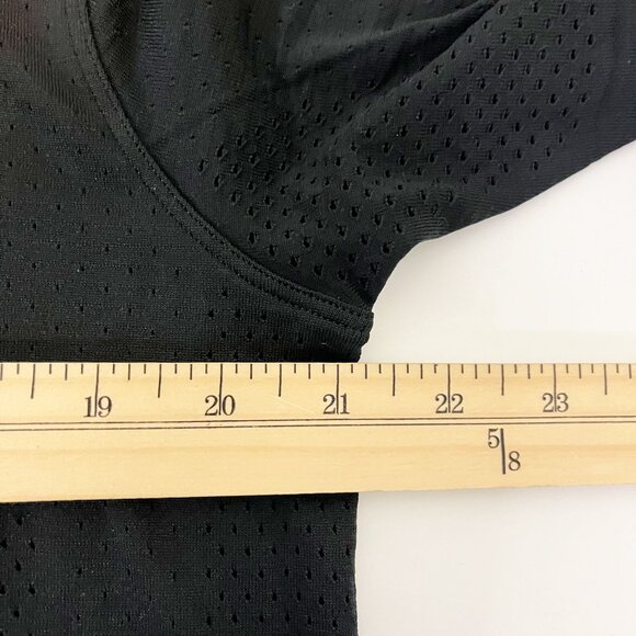 Lululemon Metal Vent Tech Short Sleeve Shirt Black Crewneck - Men's Large - Picture 6 of 7